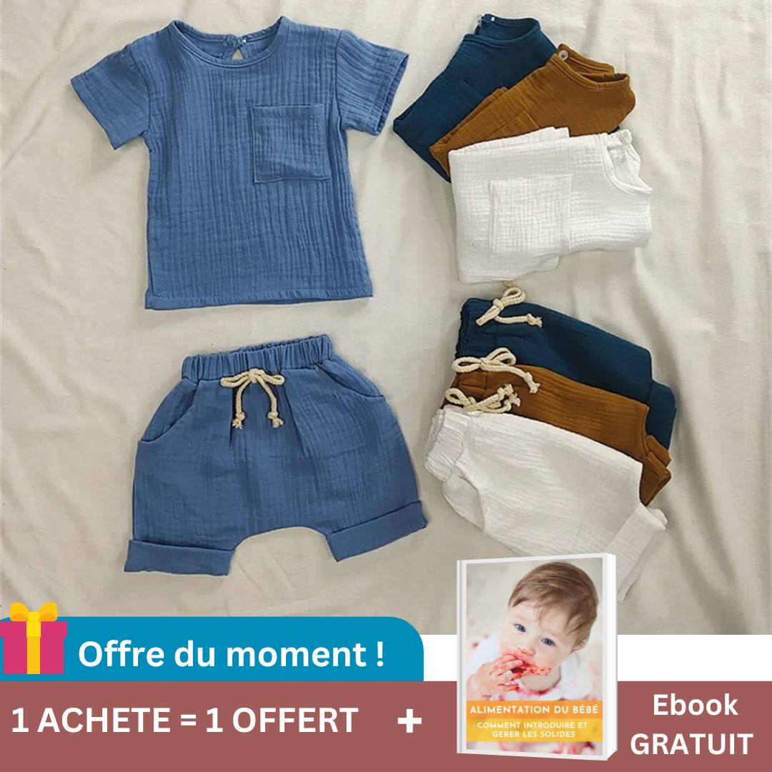 ENSEMBLE SHORT + T - SHIRT | MNL CONFORT™ - MNL FAMILY