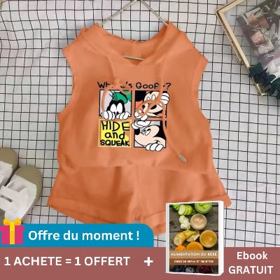 LOT ENSEMBLE ETE CARTOON | MNL CONFORT™ - MNL FAMILY